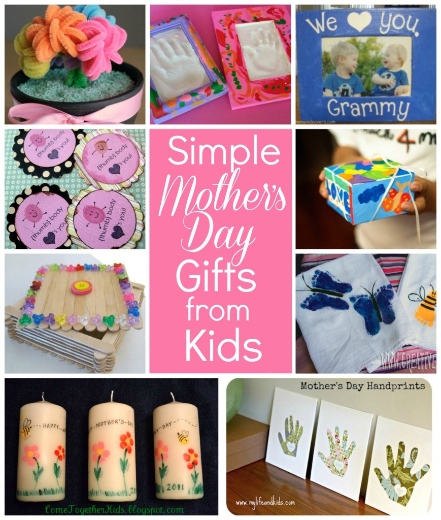 Toddler Mothers Day Gifts
 Simple Mother’s Day t ideas for grandma Flower pot