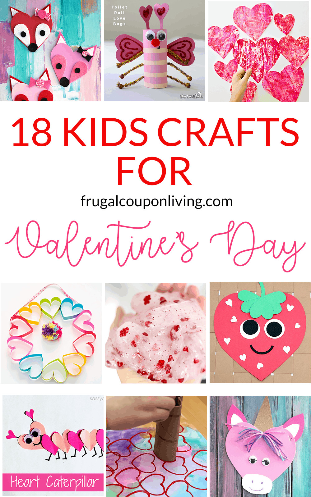 Toddler Valentines Day Crafts
 18 Super Cute DIY Valentines Crafts for Kids