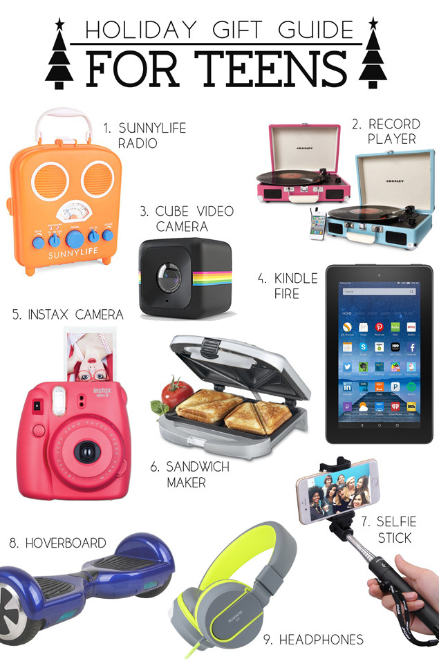 Top Christmas Gifts For Teen
 Holiday Gift Guide for Teens Eighteen25