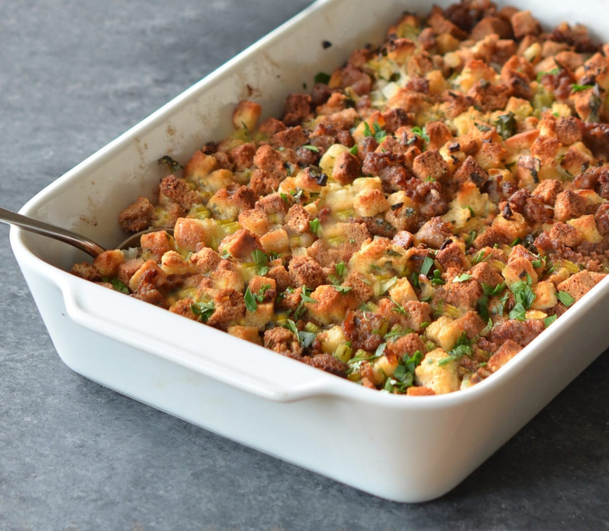Traditional Thanksgiving Dressing Recipe
 Easy Sausage & Herb Stuffing ce Upon a Chef