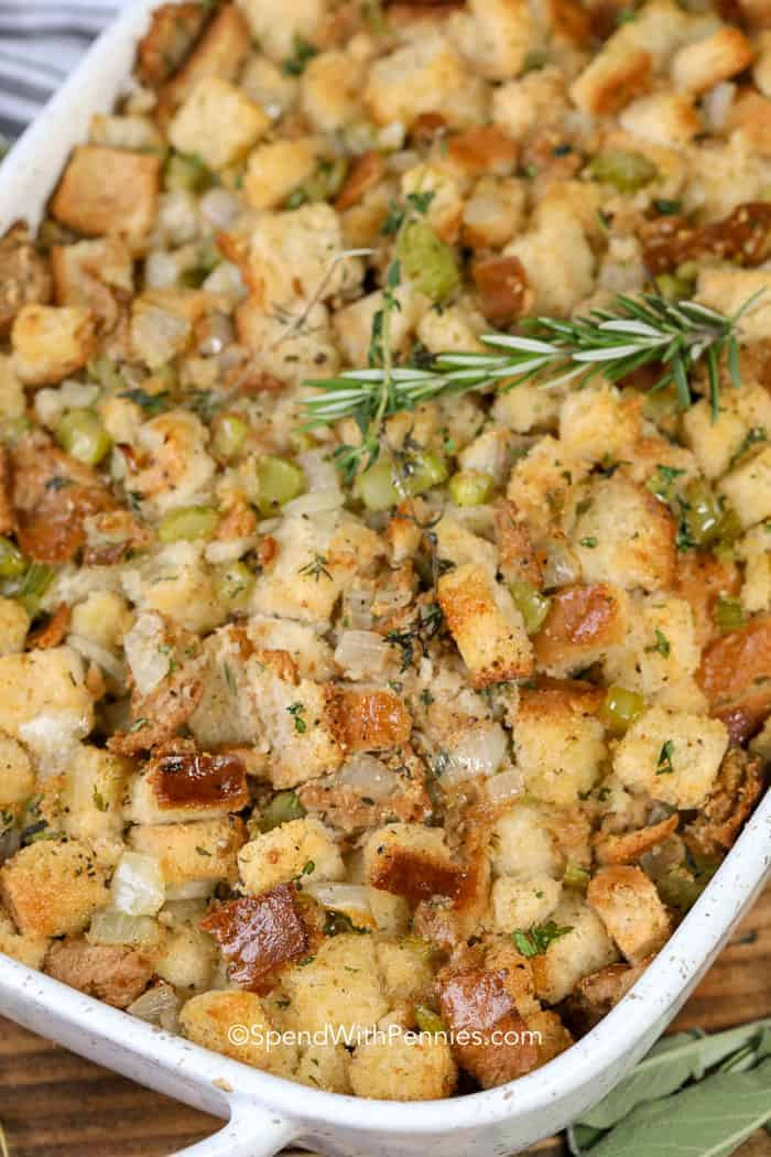 Traditional Thanksgiving Dressing Recipe
 Easy Stuffing Recipe Spend With Pennies