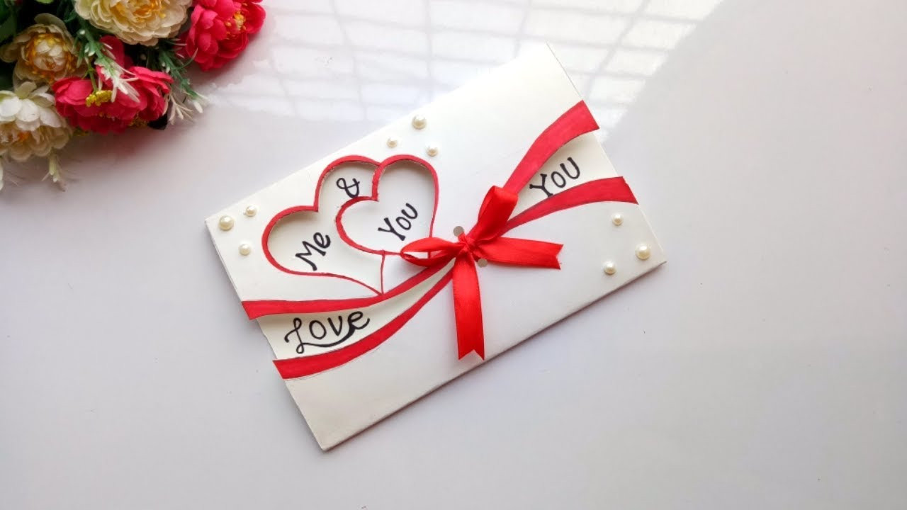 Valentines Day Card Ideas
 Beautiful Handmade Valentine s Day Card Idea DIY