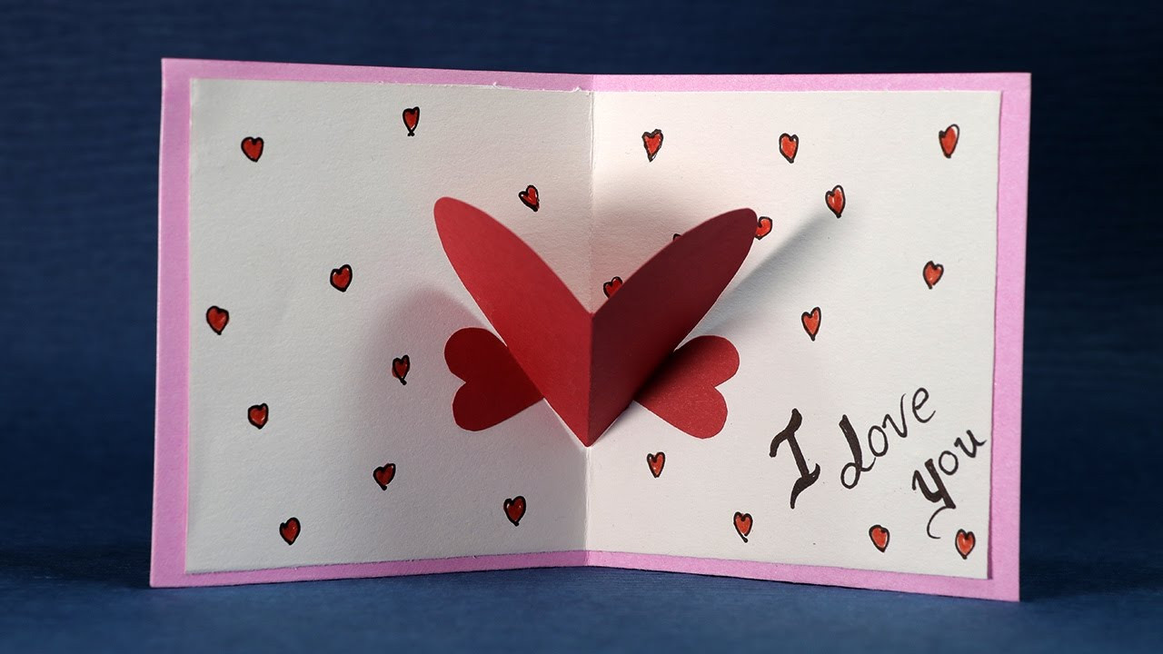 Valentines Day Card Ideas
 Happy Valentine s Day Card DIY Valentine Card Making