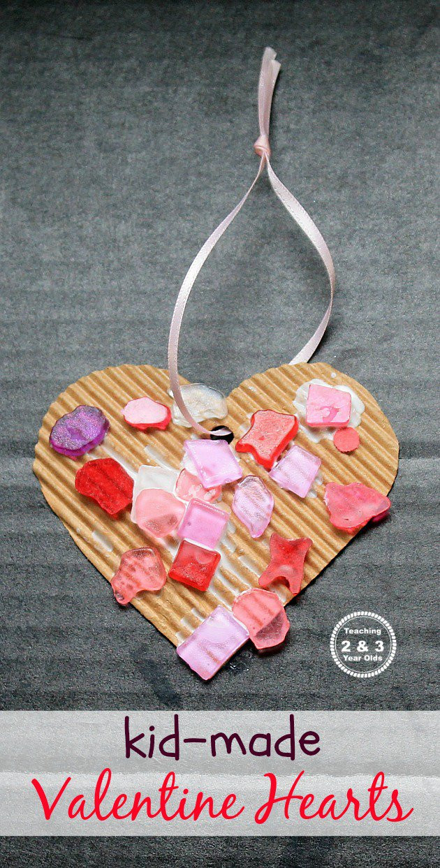 Valentines Day Craft For Preschoolers
 Colorful Cardboard Valentine s Craft for Preschoolers