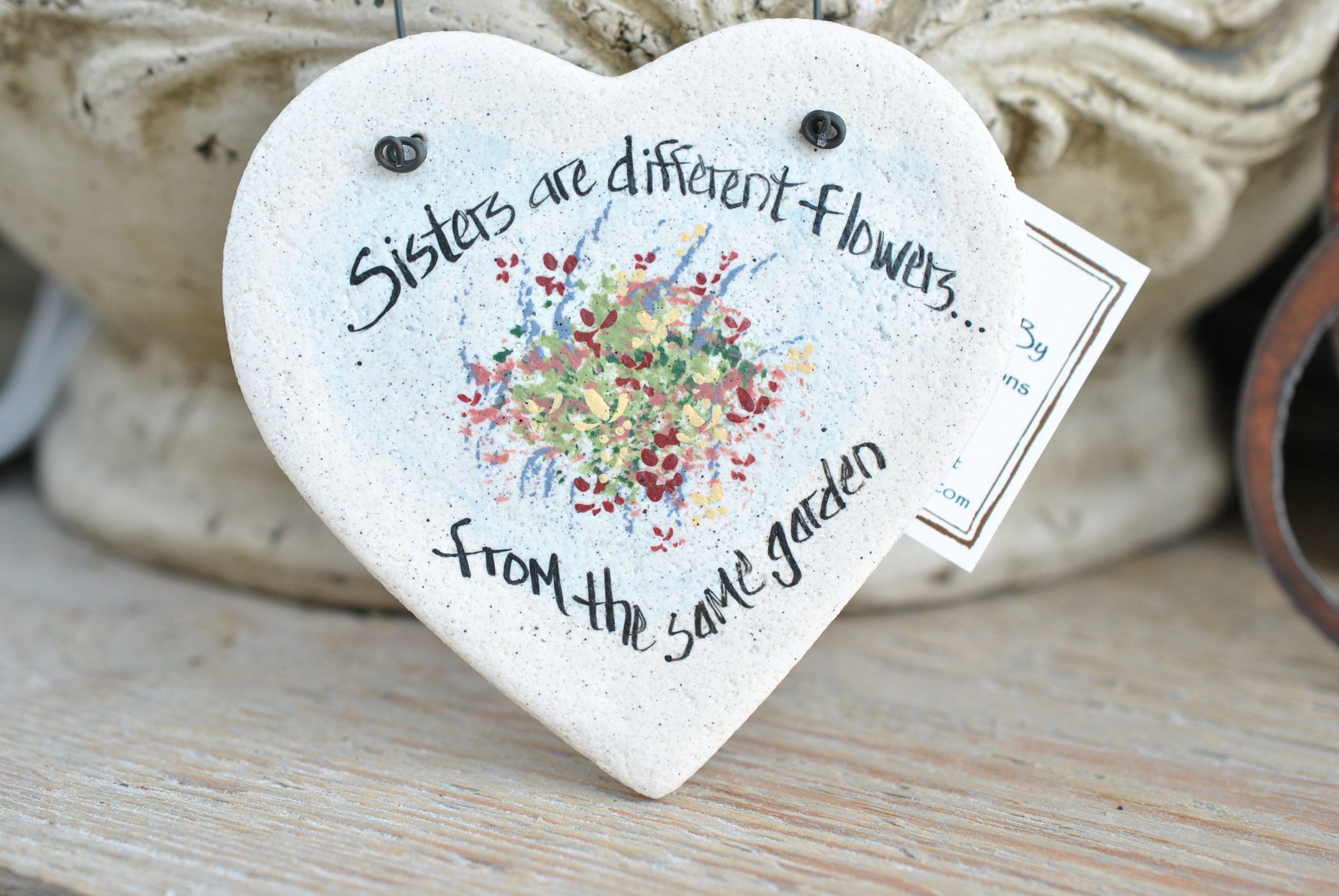 Valentines Day Gifts For Sister
 Valentine s Day t for Sister Salt Dough Heart Ornament
