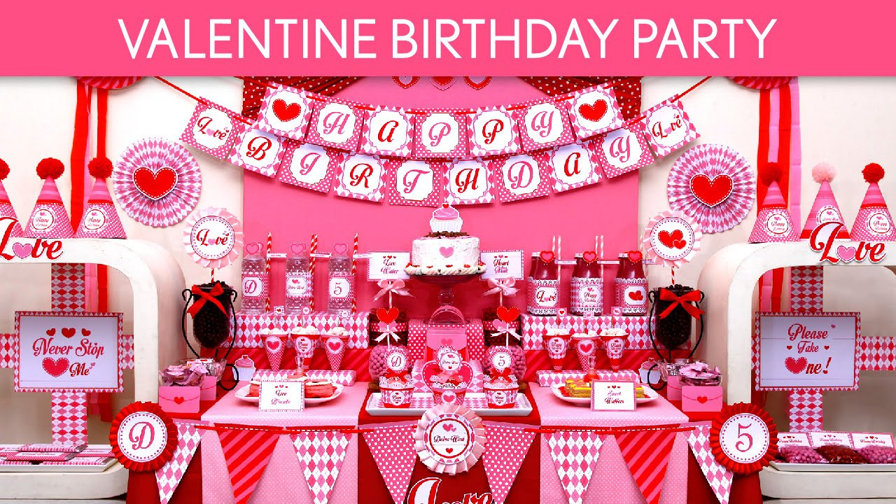 Valentines Day Party Idea
 Valentine Birthday Party Ideas Valentine B131