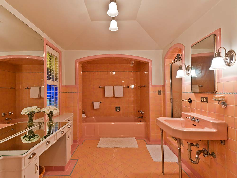 Vintage Bathroom Tile For Sale
 Five vintage pastel bathrooms in this lovely 1942 capsule