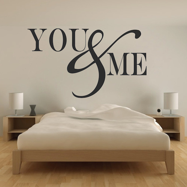 Wall Decals Quotes For Bedroom
 Romantic Bedroom Wall Decal Vinyl Mural Sticker You