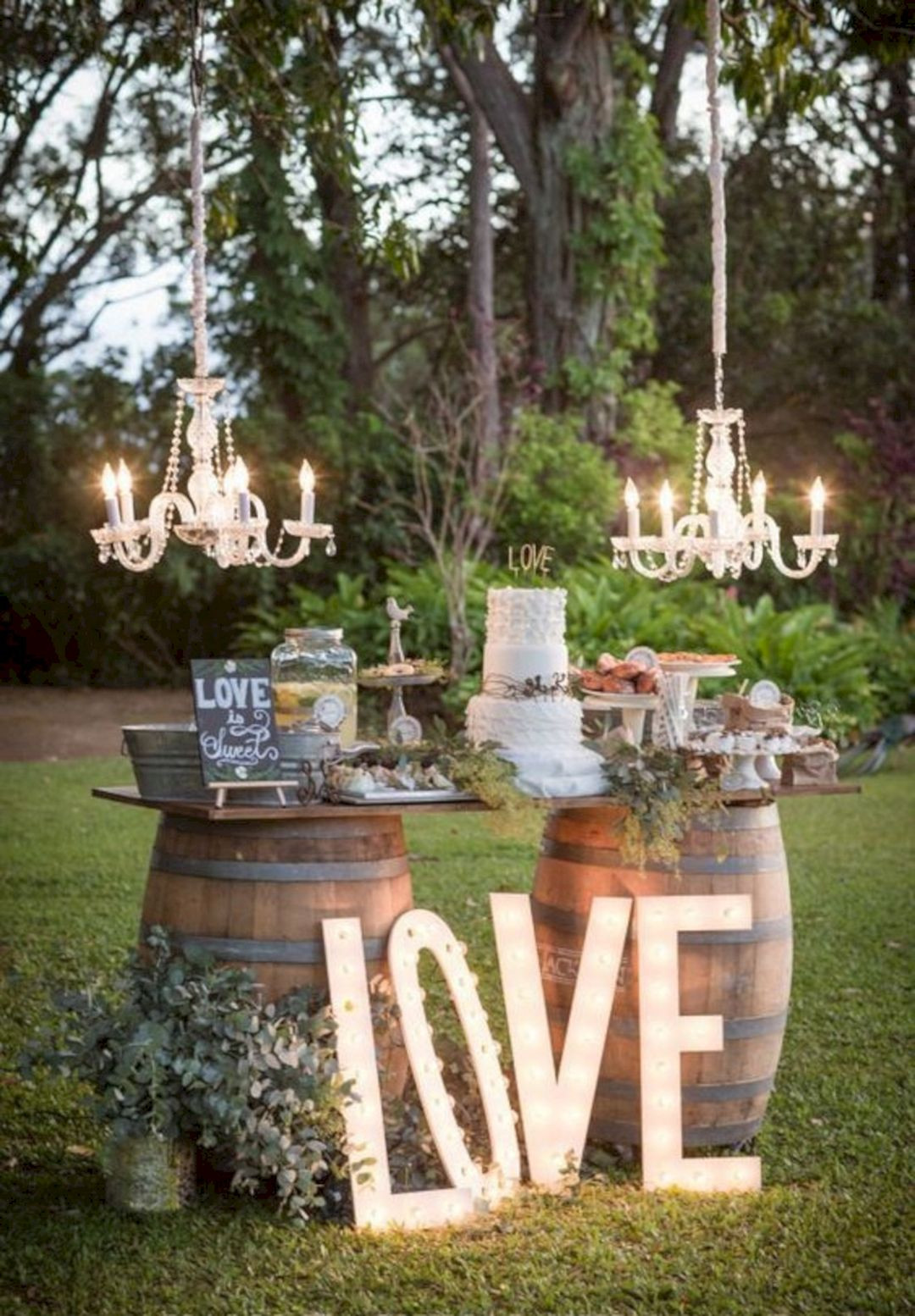 Wedding Reception Ideas For Summer
 Summer Outdoor Wedding Decorations Ideas 131 – OOSILE