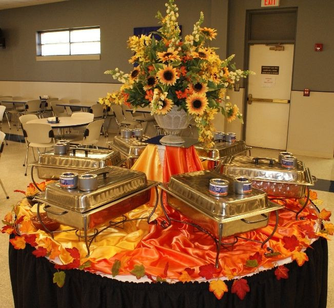 When To Put Up Fall Decor
 autumn buffet table decor