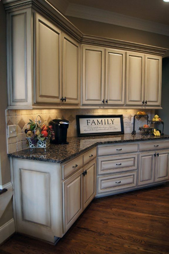 White Antique Kitchen Cabinet
 How to paint antique white kitchen cabinets step by step