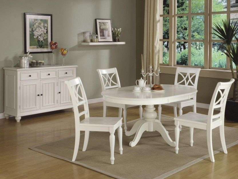 White Kitchen Table And Chairs
 round white kitchen table sets