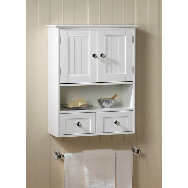 White Wall Cabinet For Bathroom
 Shop Olympia White Wall Mounted Display Cabinet Free