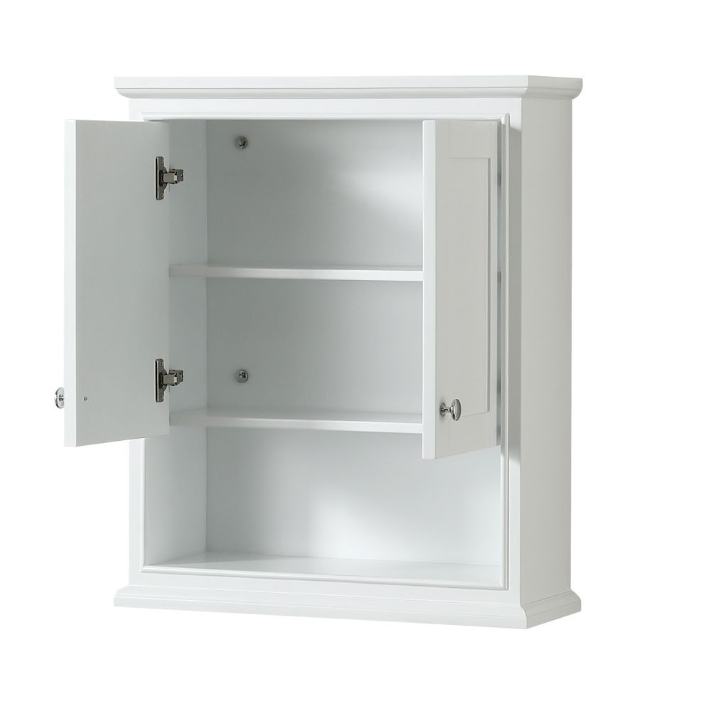 White Wall Cabinet For Bathroom
 Bathroom Wall Mounted Storage Cabinet White