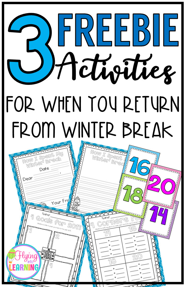 Winter Break Activities
 FREEBIES for Returning to School after Winter Break