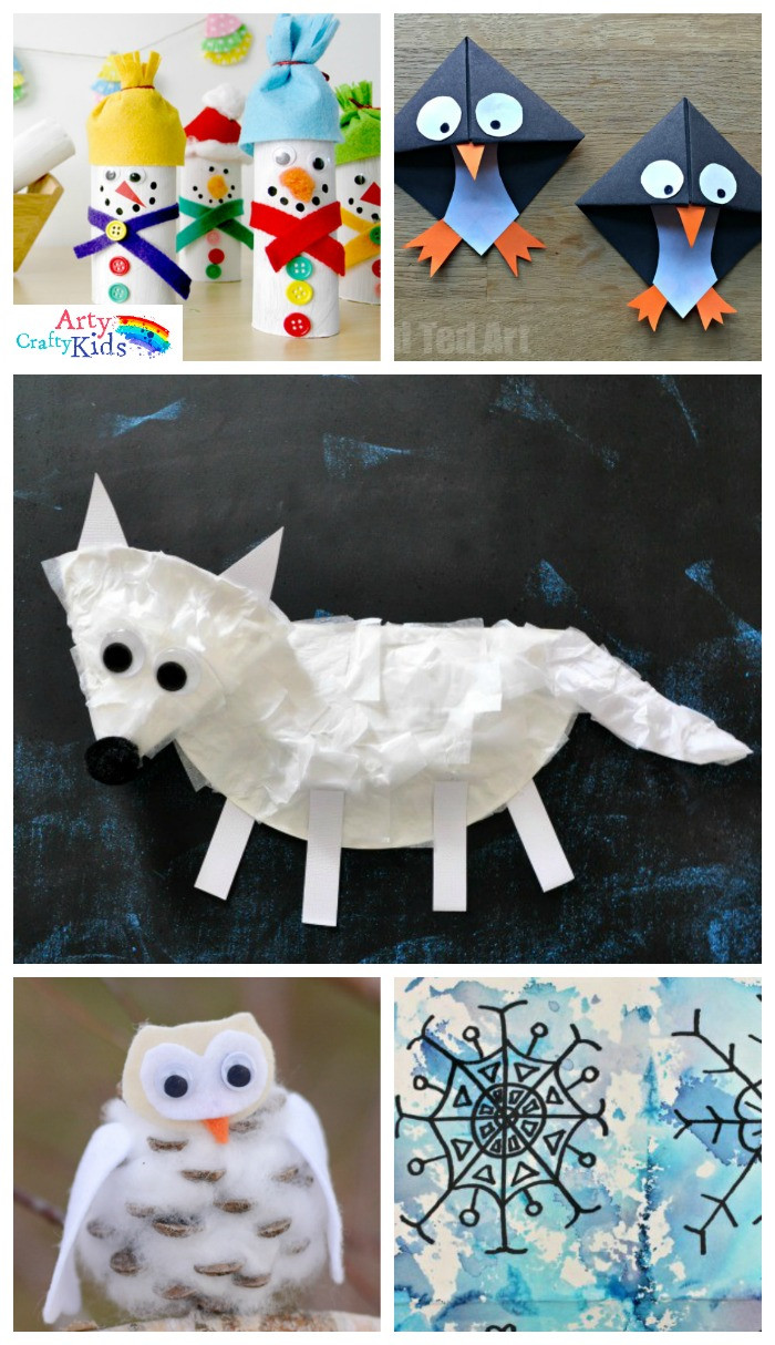 Winter Crafts Ideas For Preschoolers
 16 Easy Winter Crafts for Kids Arty Crafty Kids