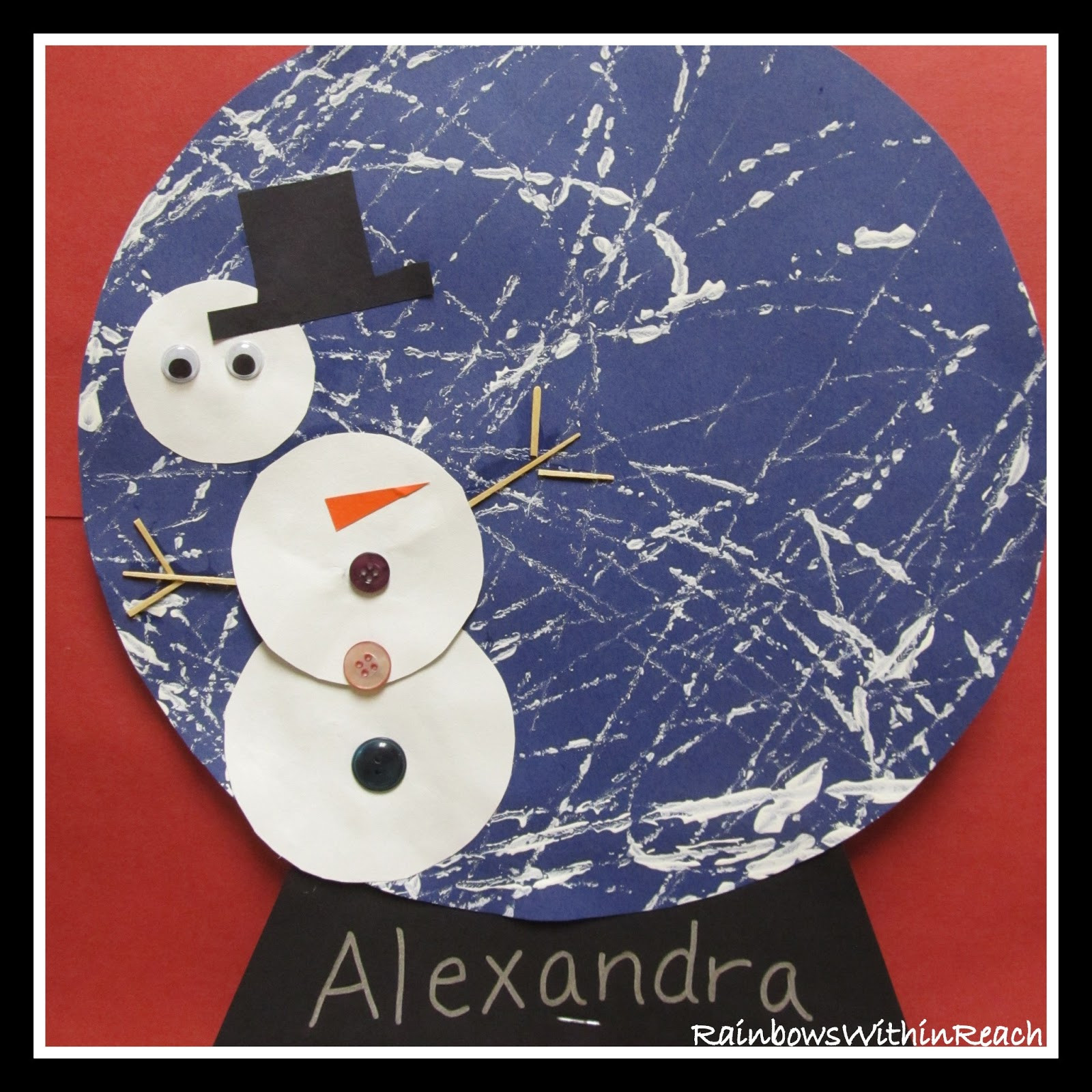 Winter Crafts Ideas For Preschoolers
 Snowman in a Snow Globe Winter Art Project DrSeussProjects