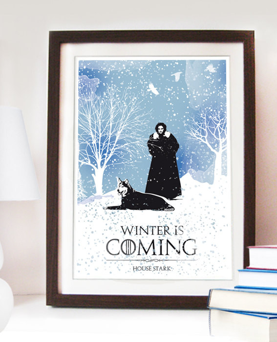 Winter Is Coming Quotes
 Game of Thrones Jon Snow House Stark winter is ing quote
