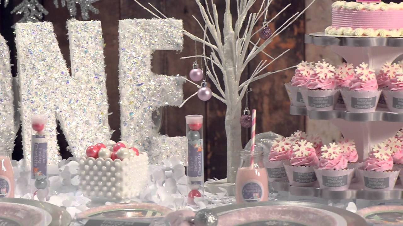 Winter Onederland Party Supplies
 Girl Birthday Party