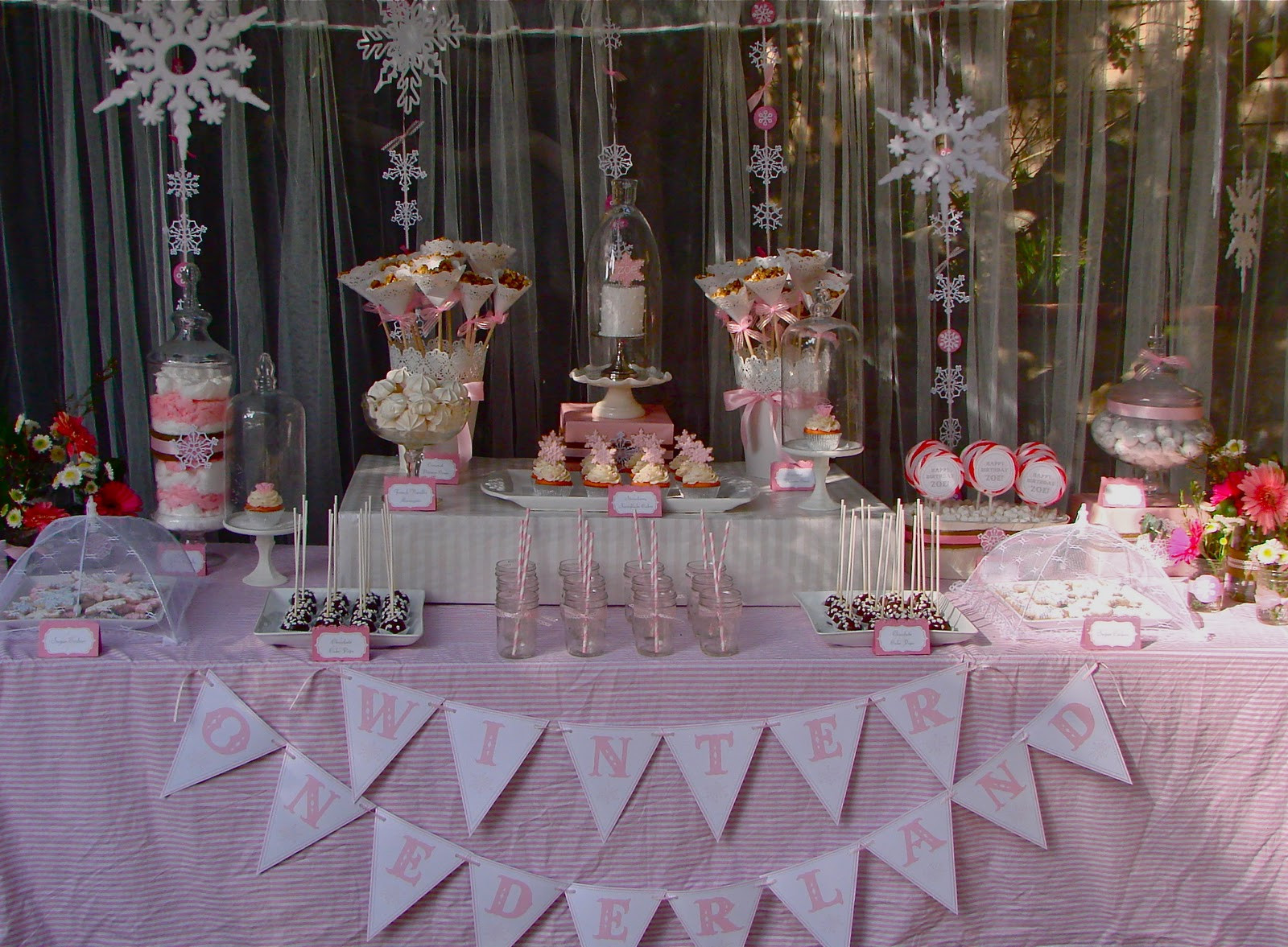 Winter Onederland Party Supplies
 Oh Sugar Events Winter ONEderland Party