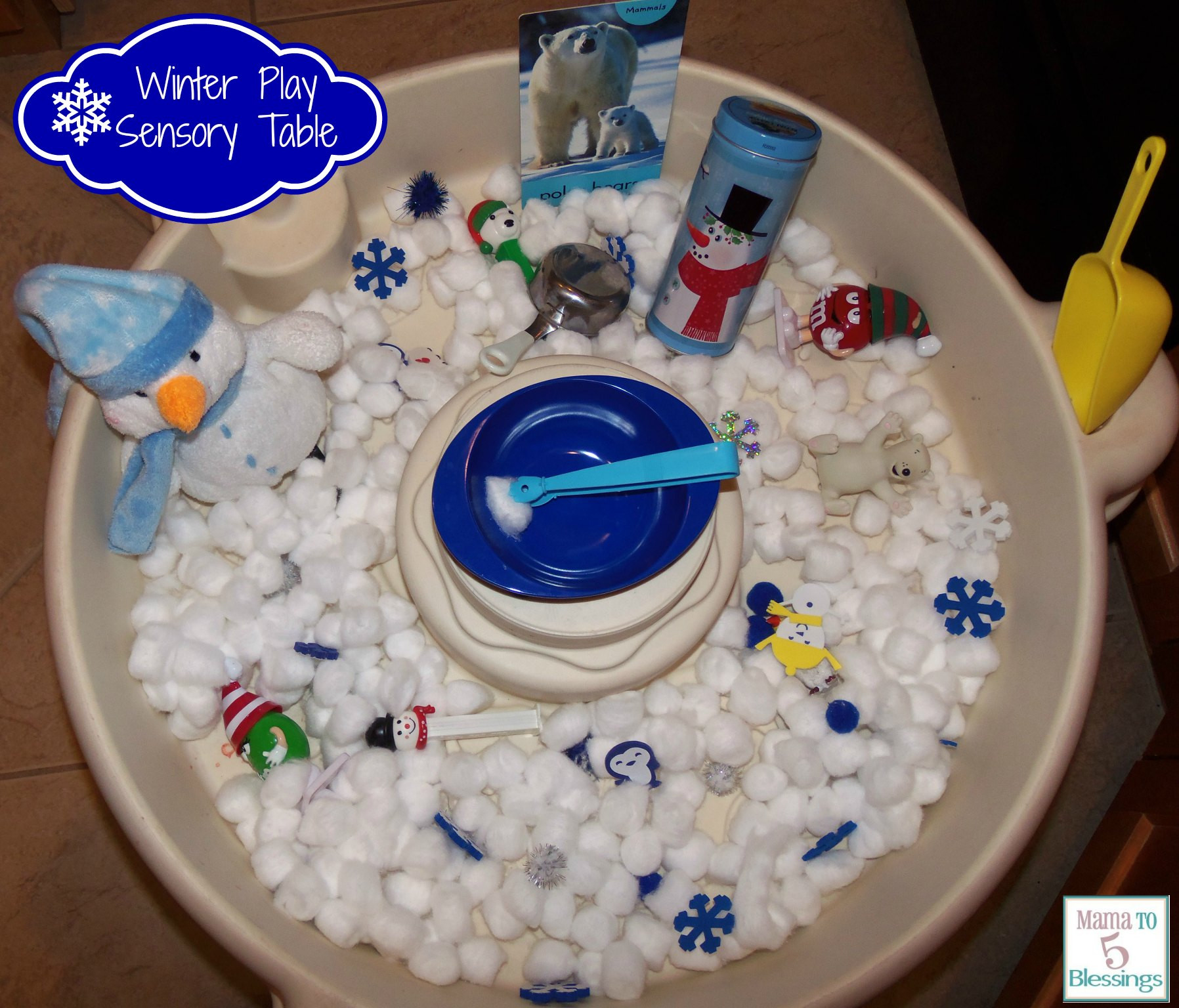 Winter Sensory Table Ideas
 Winter Theme Play Table Learn & Link With Linky Mama
