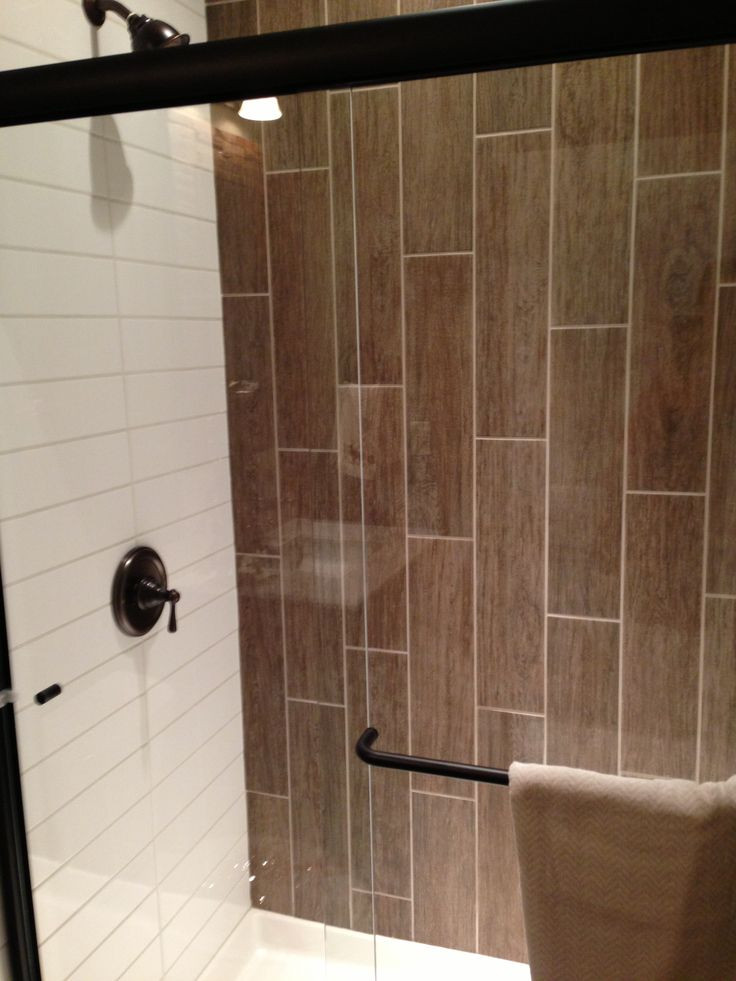 Wood Tile Bathroom Shower
 24 best images about Wood Tile Showers on Pinterest