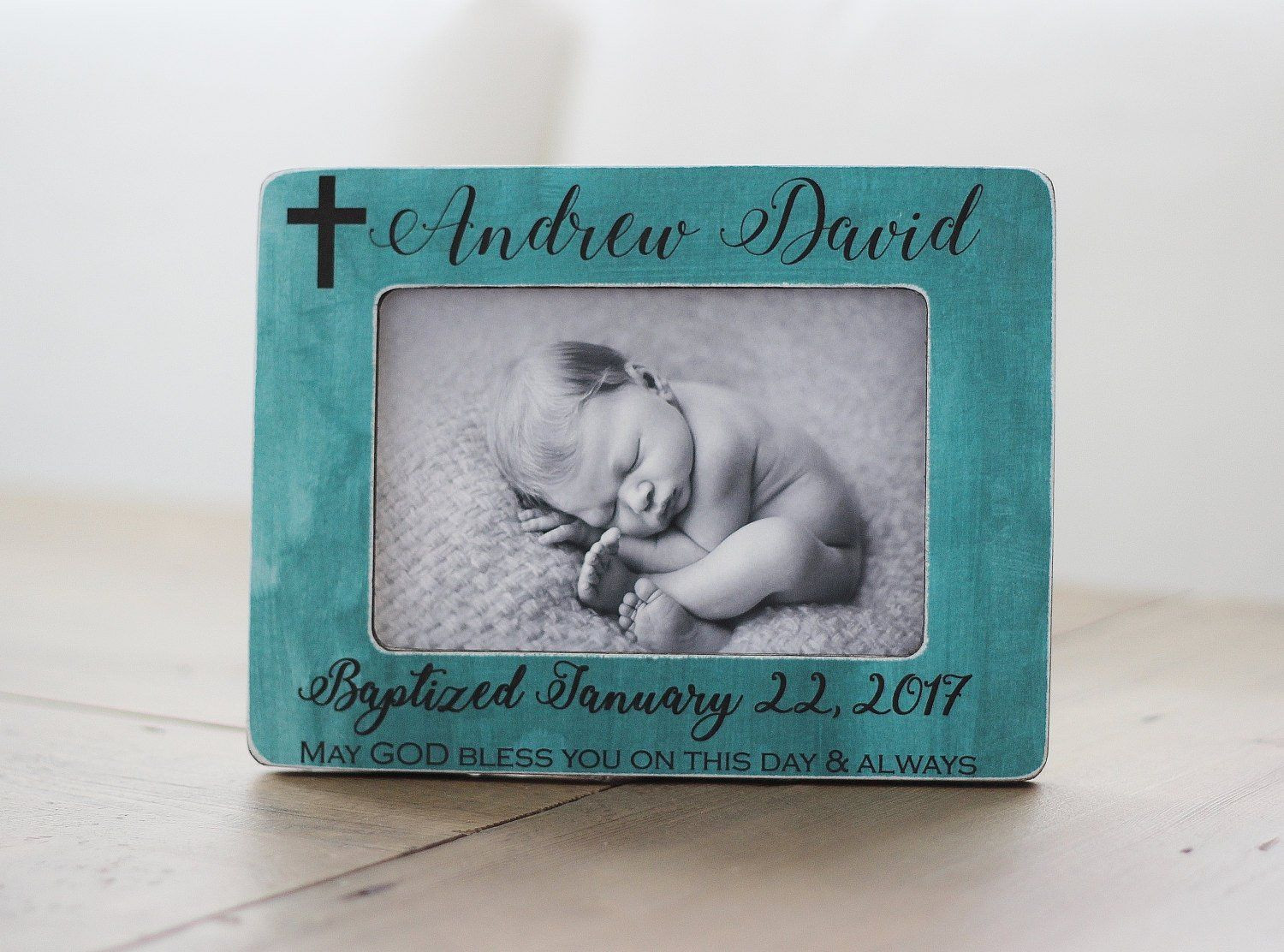 Boys Baptism Gift Ideas
 Baptism Gift for Boy Personalized Picture Frame Baptized