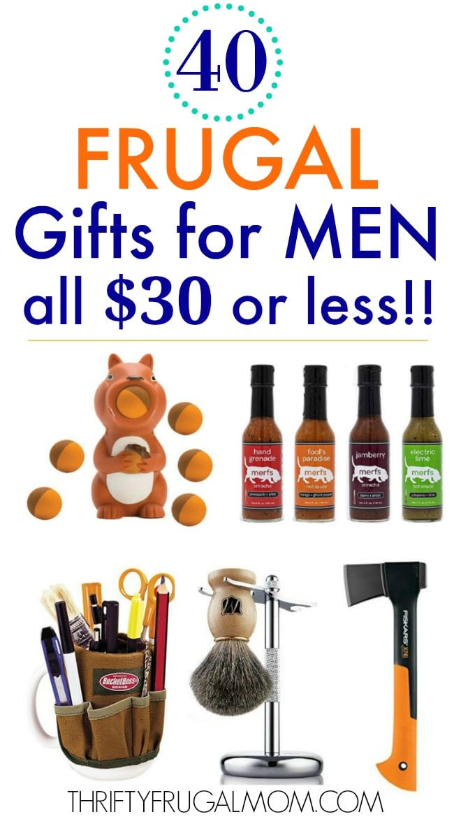 Cheap Valentines Gift Ideas For Guys
 40 Frugal Gifts for Men that Cost $30 or Less Thrifty