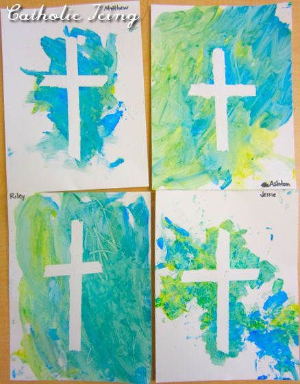 Christian Easter Crafts For Preschool
 Cross Craft for Preschoolers