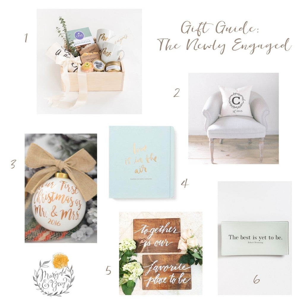 Christmas Gift Ideas For Engaged Couples
 Gift Ideas for the Newly Engaged Couple Holiday Gift Guide
