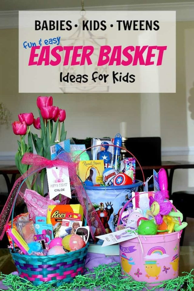 Easter Basket Hiding Ideas
 Kids Easter Basket Ideas Made Easy For Baby Kids and Tween