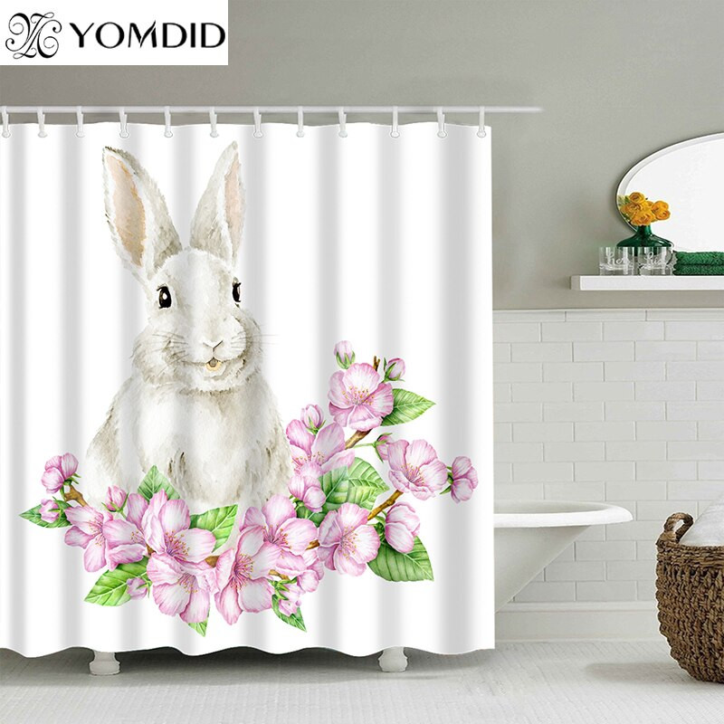 Easter Bathroom Decor
 Easter Cartoon Shower Curtain Bathroom Shower Curtains