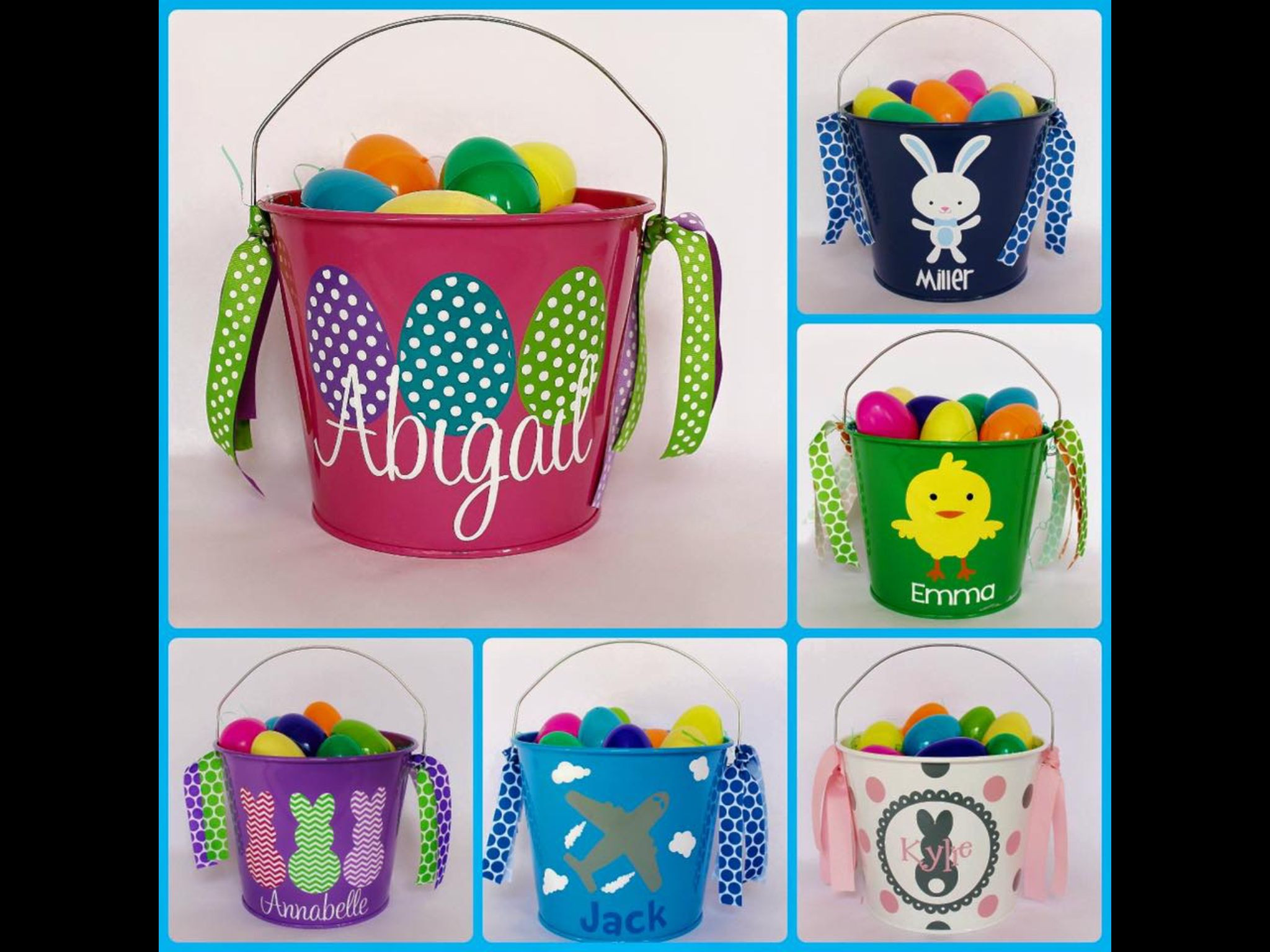 Easter Bucket Ideas
 Cute Easter bucket ideas