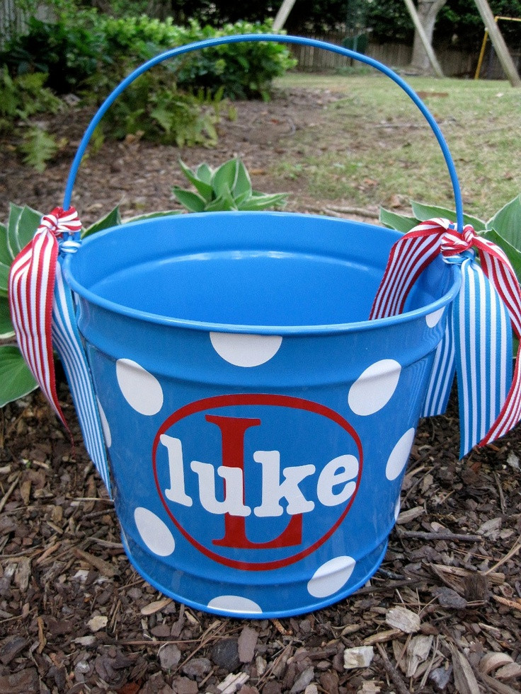 Easter Bucket Ideas
 101 best Vinyl on Buckets & Tubs images on Pinterest