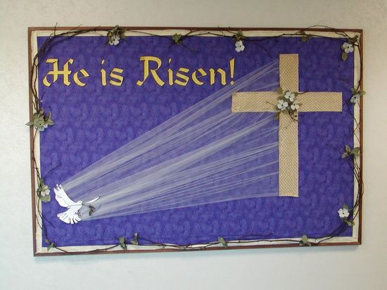 Easter Bulletin Board Ideas For Church
 Pin on Challenge area