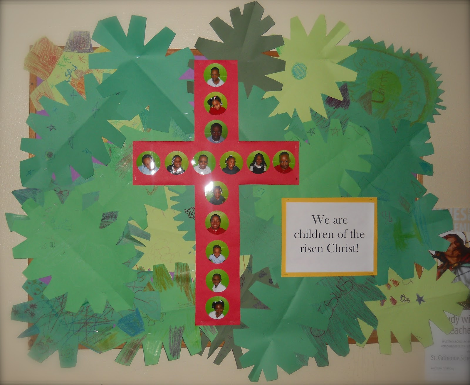 Easter Bulletin Board Ideas For Church
 Growing A Kindergarten Easter Bulletin Board