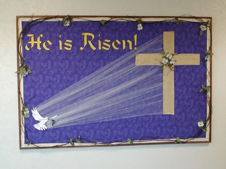 Easter Bulletin Board Ideas For Church
 Pin on Projects to Try