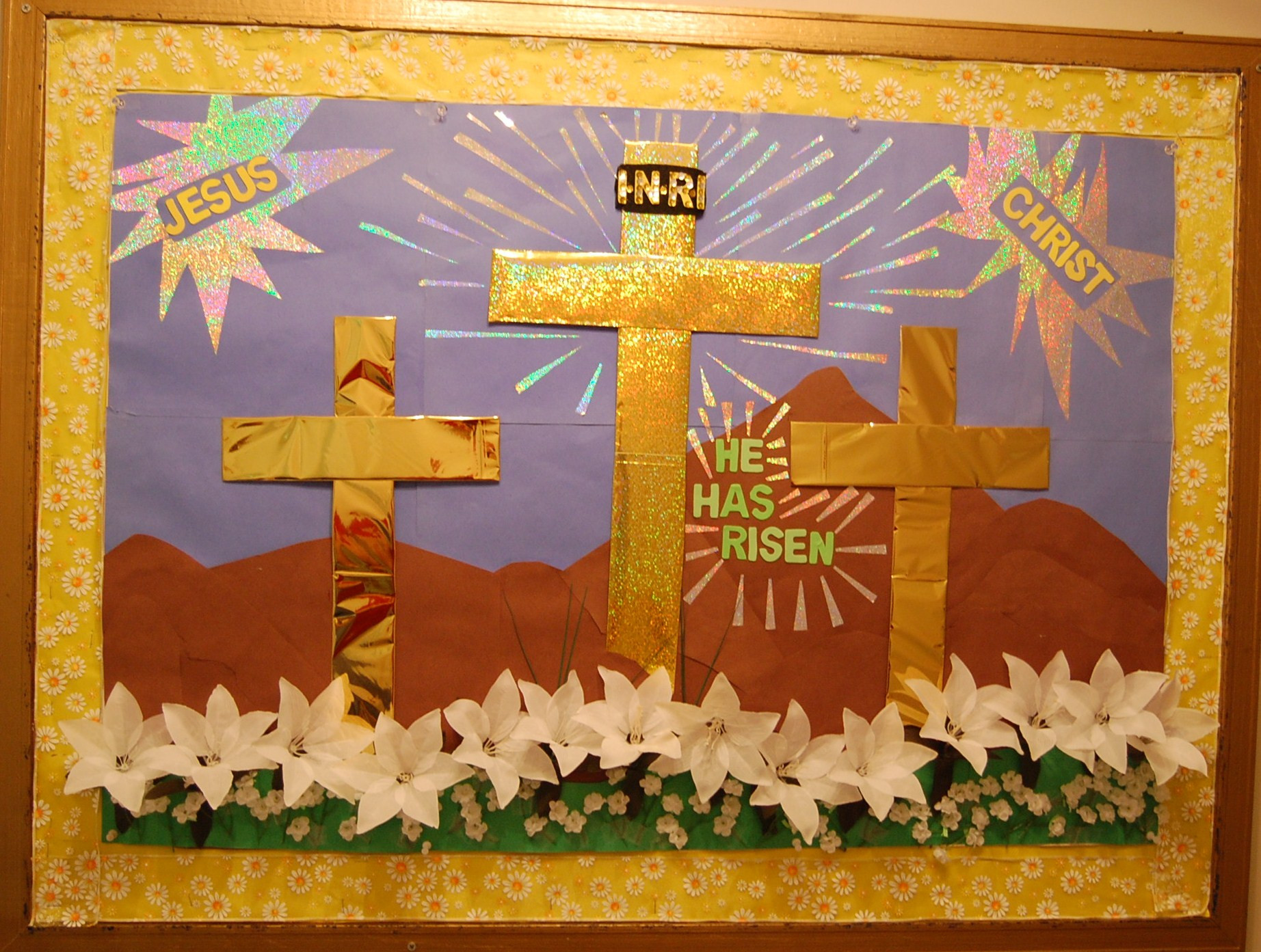 Easter Bulletin Board Ideas For Church
 cichlids Easter Bulletin Board Patty and I did this