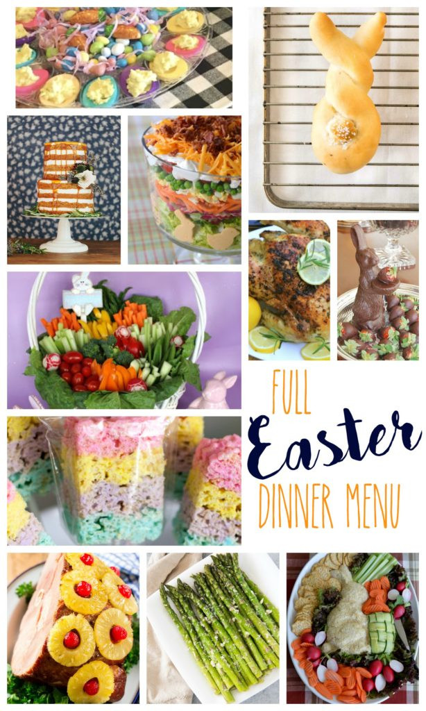 Easter Dinners Menu
 Easter Dinner Menu 2018