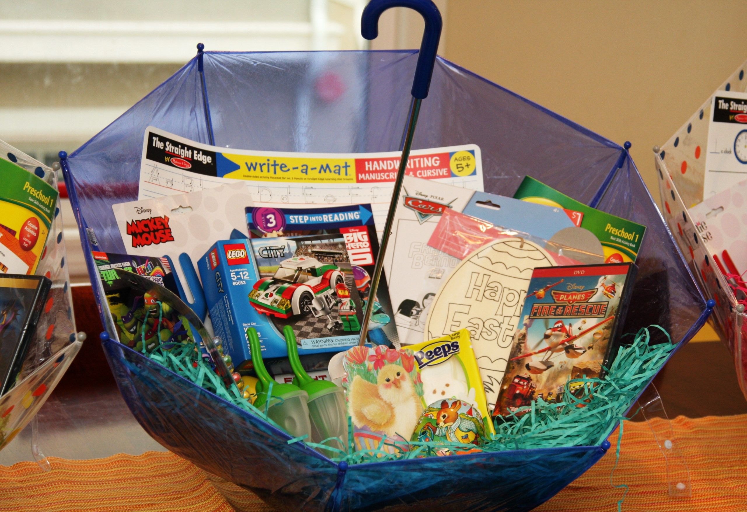 Easter Gifts For 8 Year Old Boy
 Make Your Own Umbrella Easter Baskets non candy centered