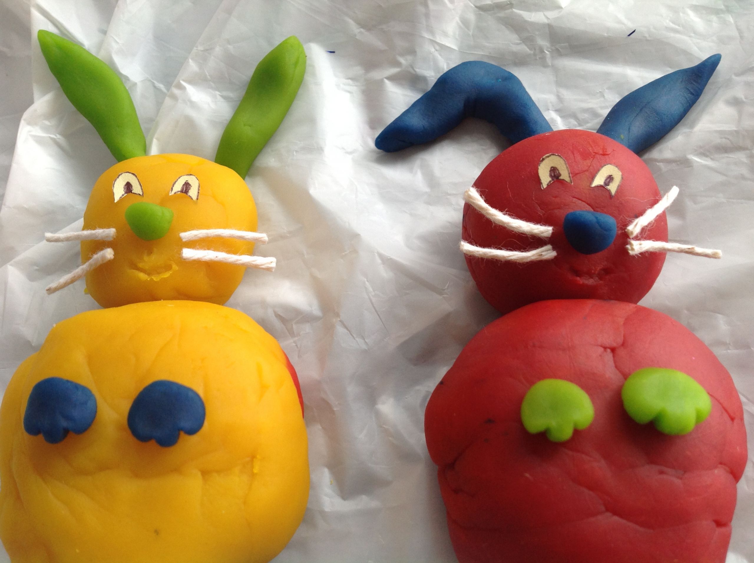 Easter Play Ideas
 Easter Bunnies Play Dough Crafts for Toddlers
