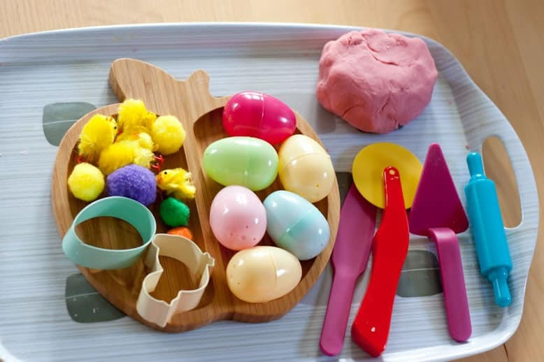 Easter Play Ideas
 Easter play dough invitation to create The Ladybirds