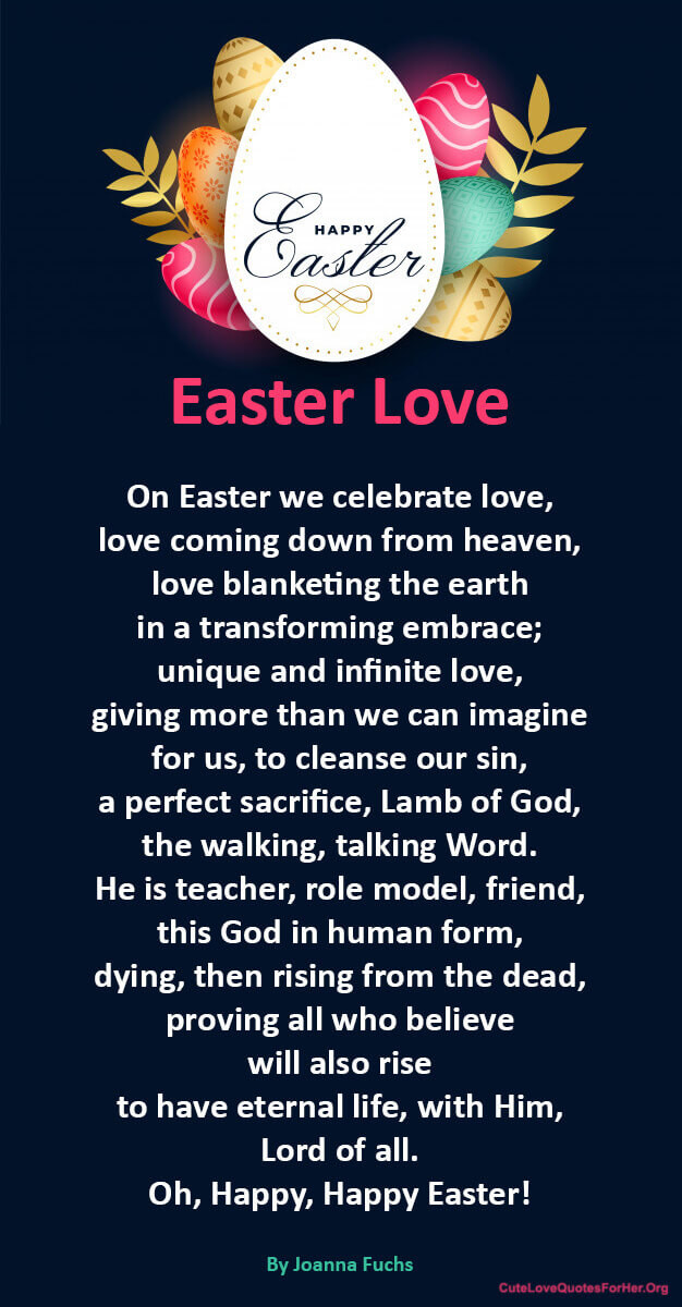 Easter Poems And Quotes
 30 Easter Love Poems 2021 for Him and Her