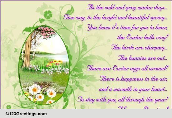 Easter Poems And Quotes
 Easter Poems & Quotes Cards Free Easter Poems & Quotes