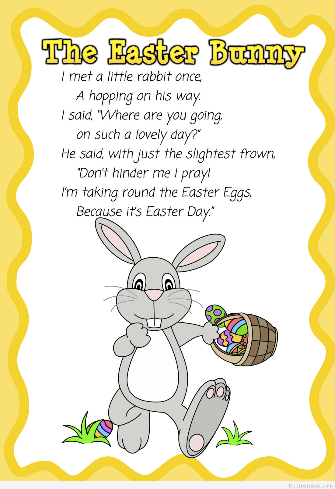 Easter Poems And Quotes
 easter bunny quotes