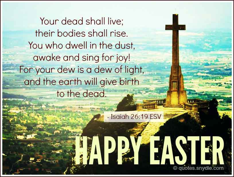 Easter Quotes Christian
 Easter Bible Quotes – Quotes and Sayings