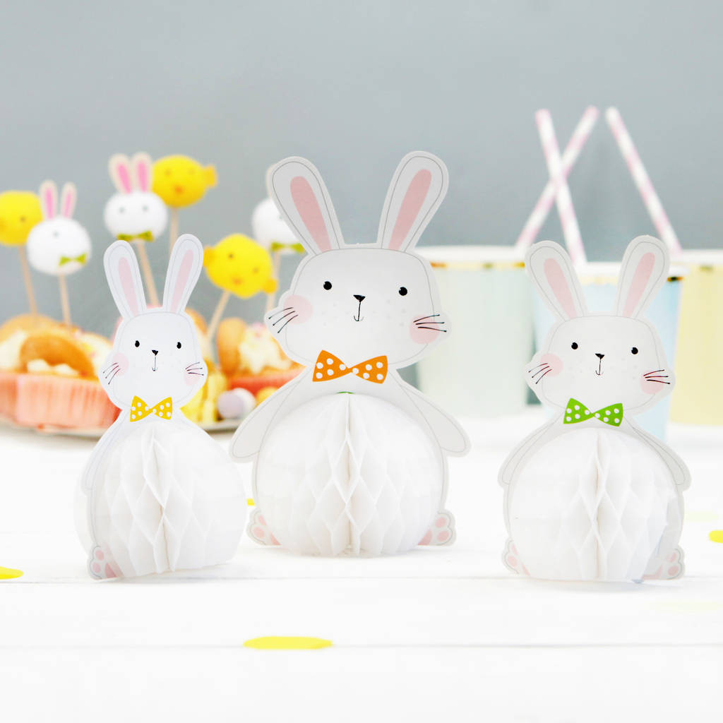 Easter Rabbit Decor
 Easter Bunny Rabbit Honey b Decorations By Postbox Party