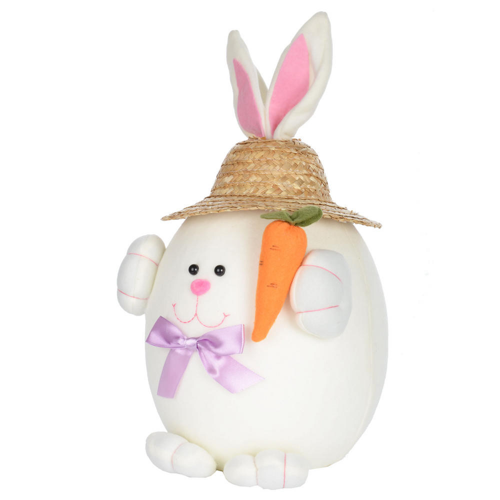 Easter Rabbit Decor
 Easter Bunny Rabbit Decoration Decor With Straw Hat New
