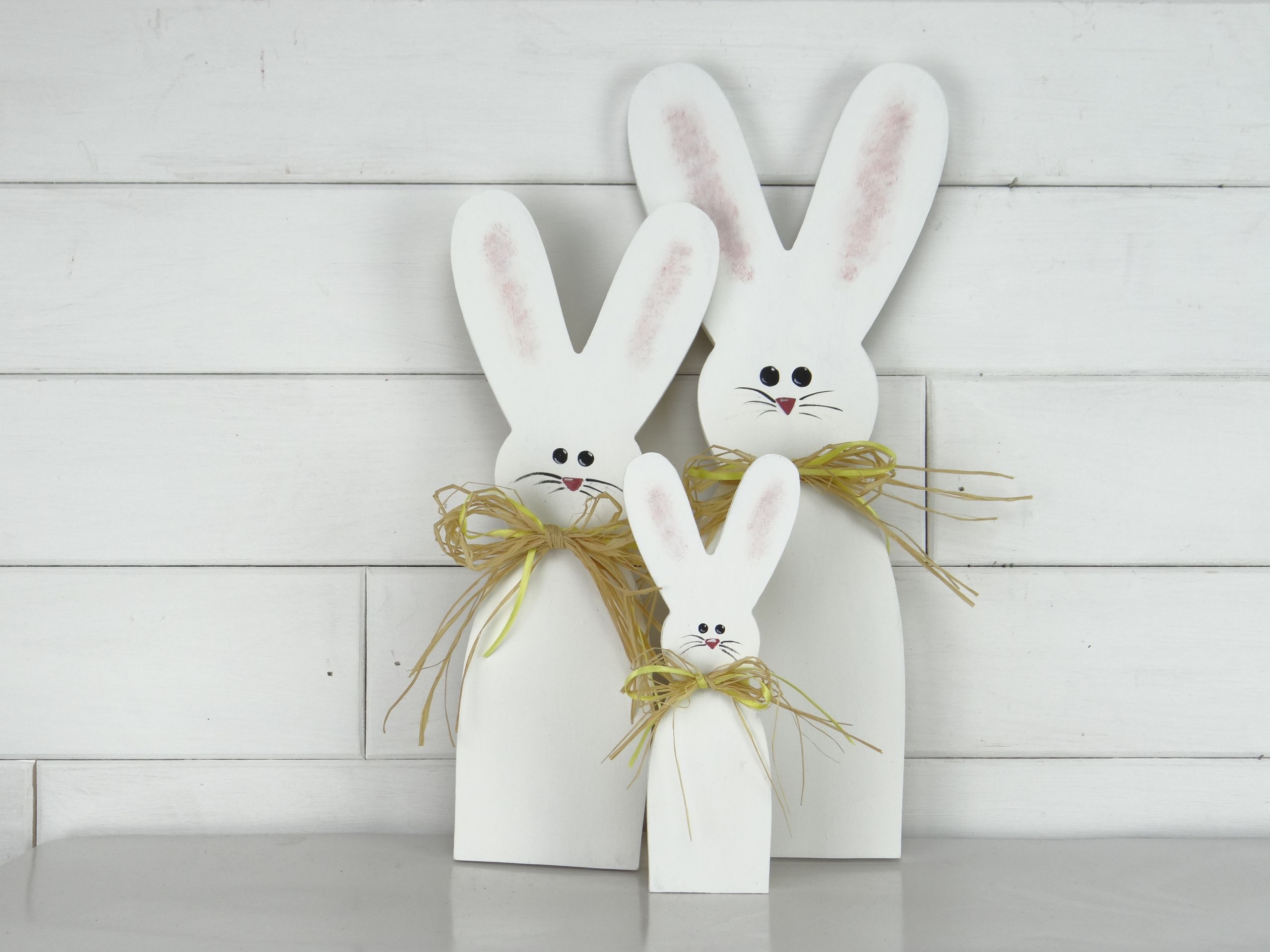 Easter Rabbit Decor
 Wooden Bunny Family Cutout – BCrafty pany