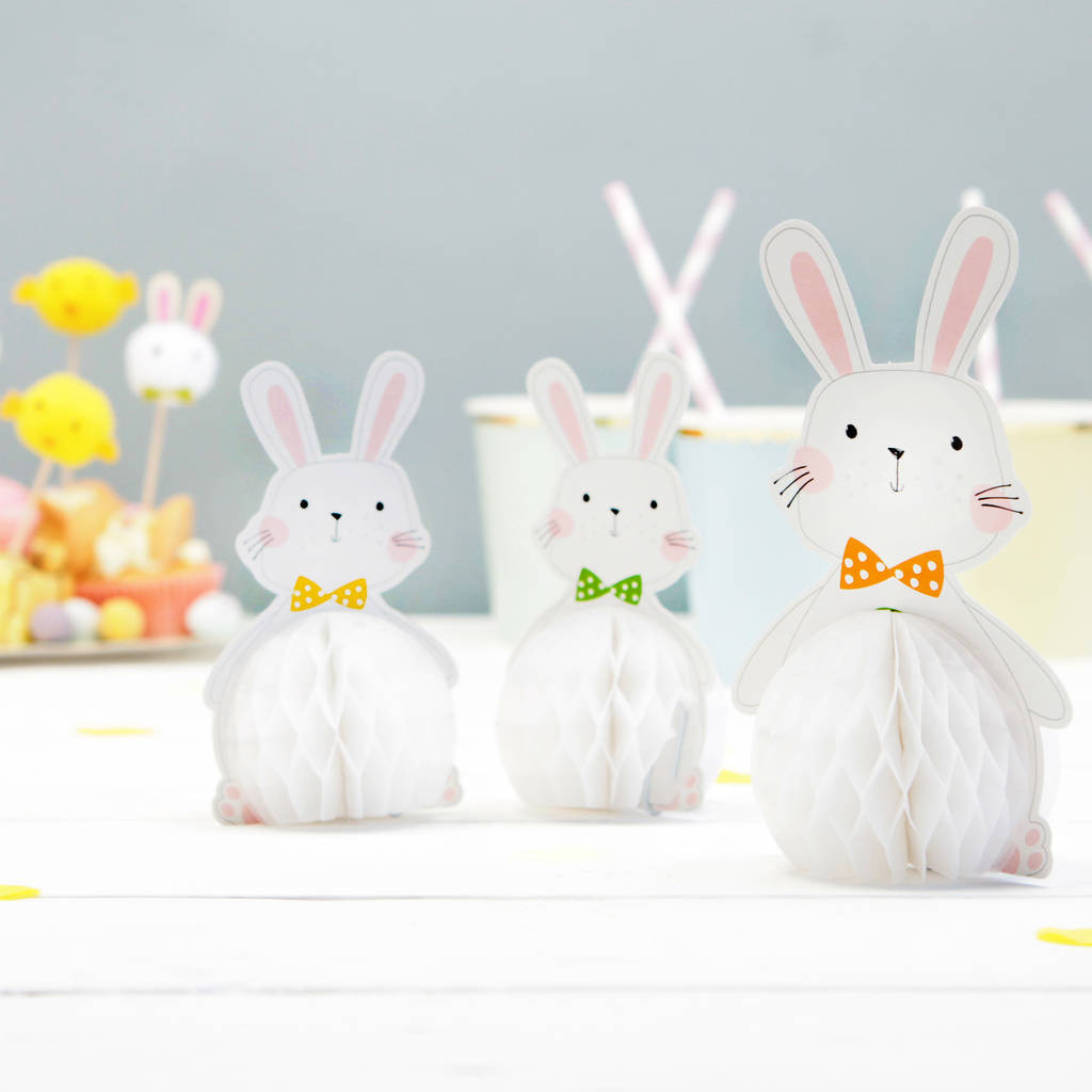 Easter Rabbit Decor
 Easter Bunny Rabbit Honey b Decorations By Postbox Party